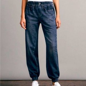 Rag & Bone Miramar cotton printed jeans- wear like sweatpants, look like jeans!